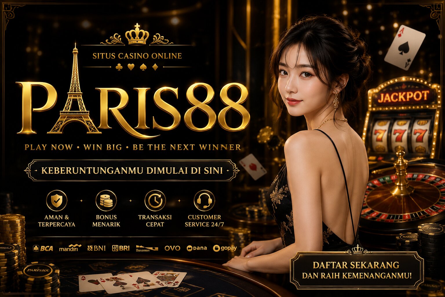 PARIS88: Terhubung Dengan Teman Online  Baru & Mabar Pushrank Game Online Disini
